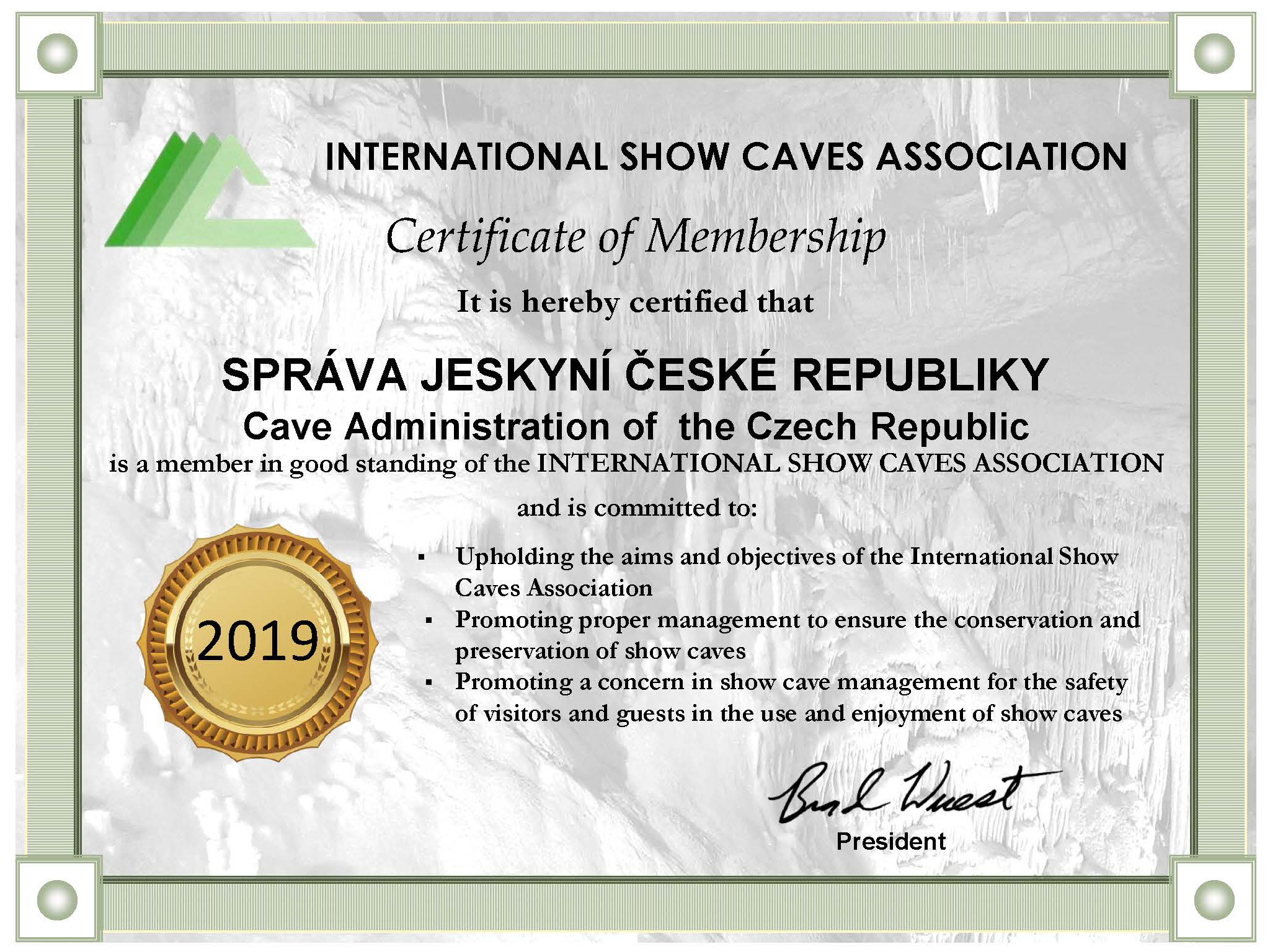 ISCA member SJ ČR