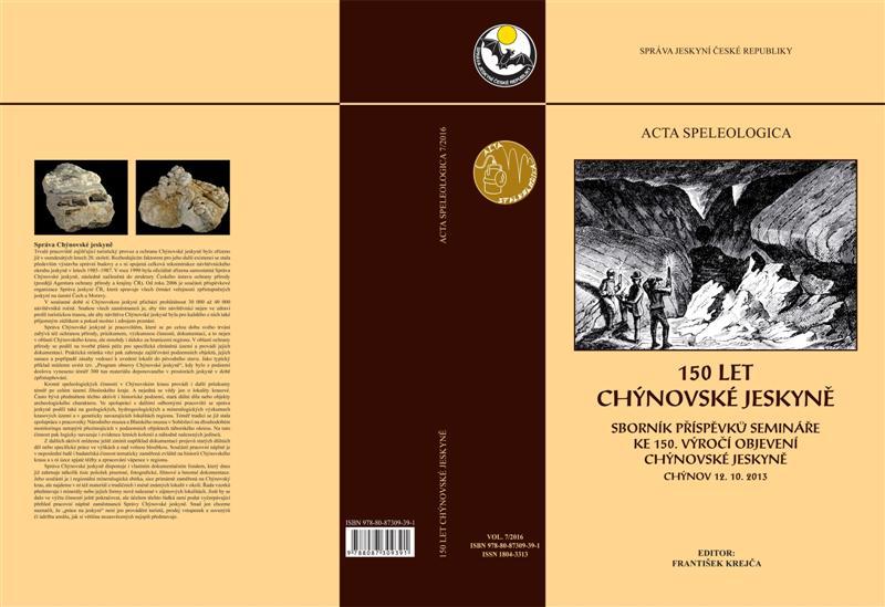 Acta Speleologica - Chýnovská jeskyně
