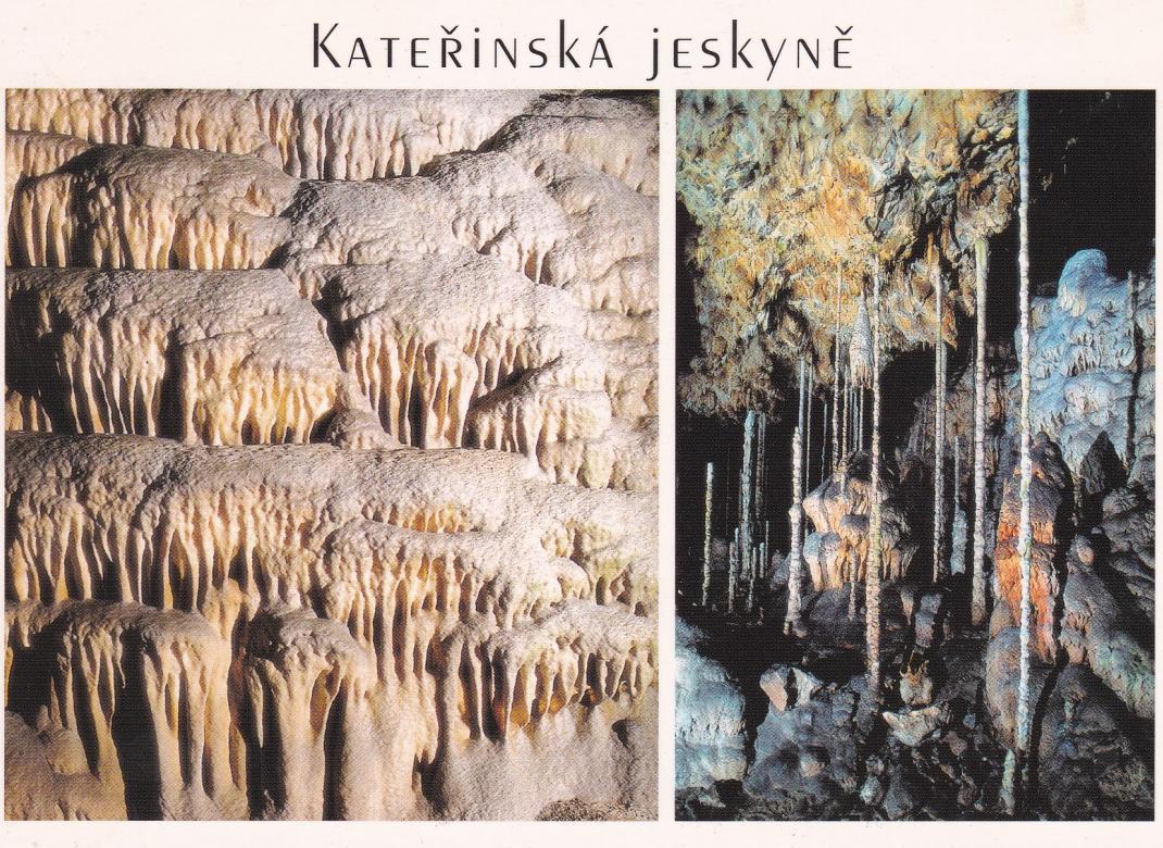 Kateřinská jeskyně - pohlednice
