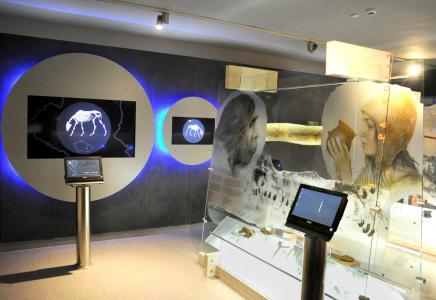 Jeskyně Výpustek - Expozice Jeskyně a lidé 