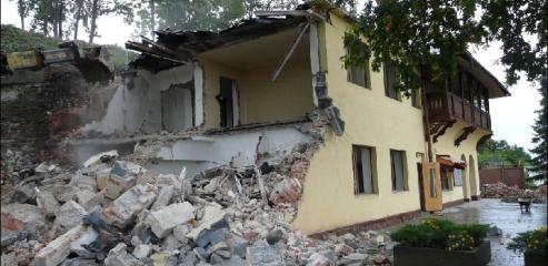 Mladečské jeskyně - rekonstrukce budovy 