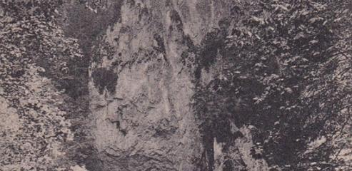 Dno propasti Macochy hluboké 138 m.  (1924)